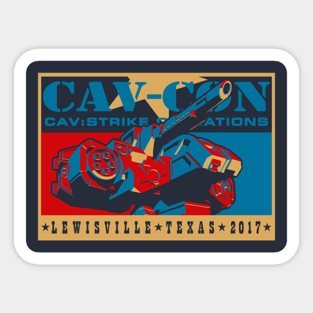 CAV-CON 2017 Sticker by Talon Games